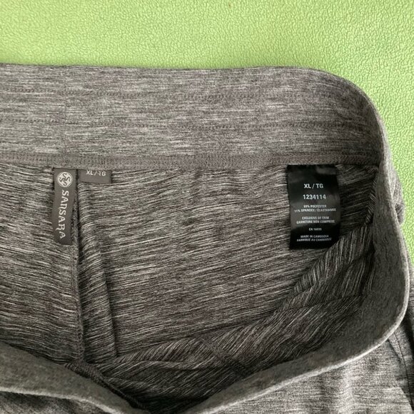 SHAMBHALA Sz XL Lounging Pants Grey with  Pockets - Picture 3 of 6